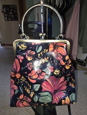 Patricia Nash Tropical Escape Framed Handbag GORGEOUS